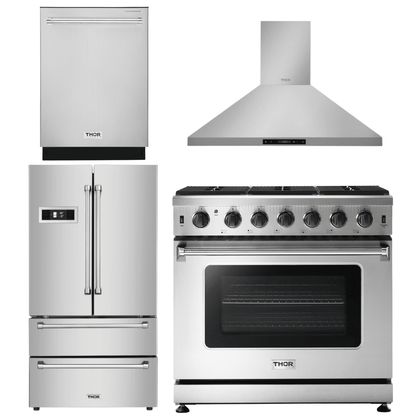 Thor Kitchen 4 Piece Appliance Package, AP-LRG3601ULP-3