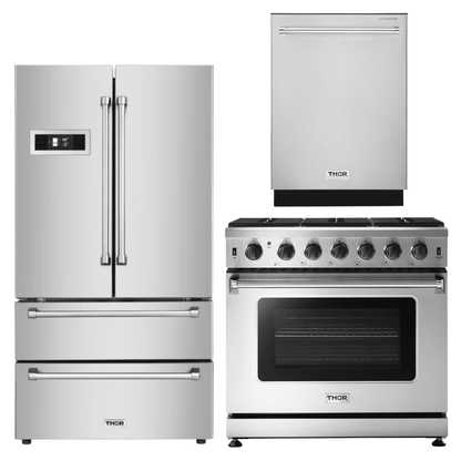 Thor Kitchen 3 Piece Appliance Package, AP-LRG3601U-2