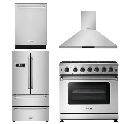 Thor Kitchen 4 Piece Appliance Package, AP-LRG3601U-3