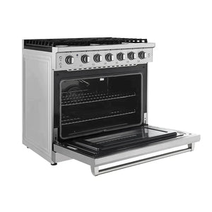 Empava Natural Gas Range with 6 Burners,  36" Slide-In, Single Oven, 6 cu.ft, EMPV-36GR11