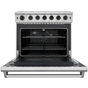 Thor Kitchen 36 in. 6.0 Cu. Ft Propane Gas Range in Stainless Steel, LRG3601ULP